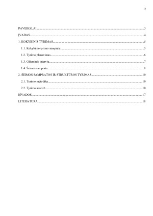 ŠEIMOS SAMPRATA. Paveikslėlis 2