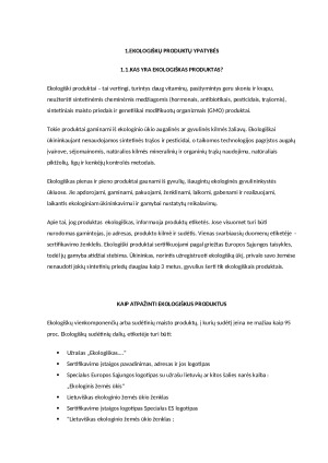 EKOLOGIŠKŲ PREKIŲ MARKETINGO YPATUMAI. Paveikslėlis 6