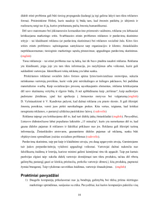 ETINĖS PROBLEMOS MARKETINGE. Paveikslėlis 10