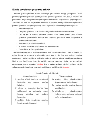 ETINĖS PROBLEMOS MARKETINGE. Paveikslėlis 5