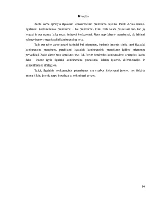 ILGALAIKIS KONKURENCINIS PRANAŠUMAS. Paveikslėlis 10