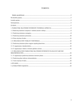 Įmonės pardavimų skatinimo internete planavimas. Paveikslėlis 3