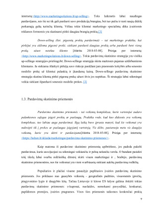 Įmonės pardavimų skatinimo internete planavimas. Paveikslėlis 9