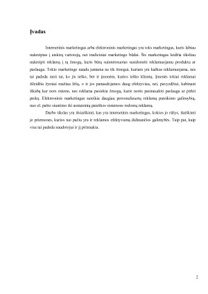 Internetinis marketingas samprata, priemonės ir galimybės. Paveikslėlis 2