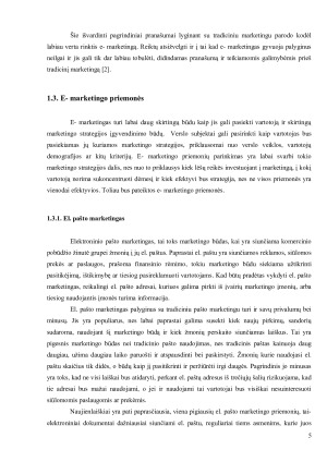 Internetinis marketingas samprata, priemonės ir galimybės. Paveikslėlis 5