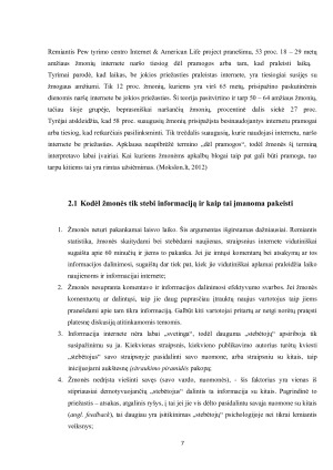 IRT NAUDOJIMAS VARTOTOJŲ ĮTRAUKIMUI. Paveikslėlis 7