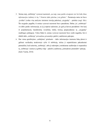 IRT NAUDOJIMAS VARTOTOJŲ ĮTRAUKIMUI. Paveikslėlis 8