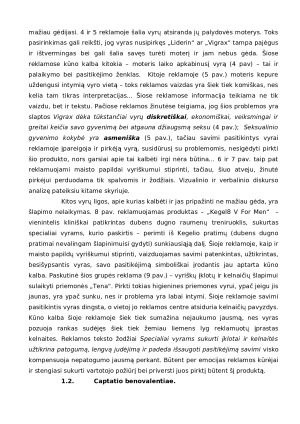 ĮTIKINIMO STRATEGIJOS MAISTO PAPILDŲ IR HIGIENOS PRIEMONIŲ REKLAMOJE. Paveikslėlis 6