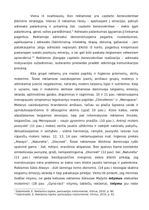 ĮTIKINIMO STRATEGIJOS MAISTO PAPILDŲ IR HIGIENOS PRIEMONIŲ REKLAMOJE. Paveikslėlis 7