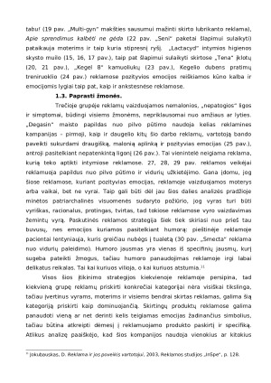 ĮTIKINIMO STRATEGIJOS MAISTO PAPILDŲ IR HIGIENOS PRIEMONIŲ REKLAMOJE. Paveikslėlis 8