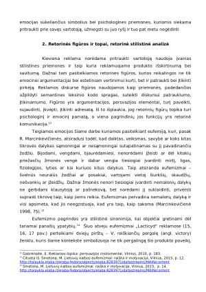 ĮTIKINIMO STRATEGIJOS MAISTO PAPILDŲ IR HIGIENOS PRIEMONIŲ REKLAMOJE. Paveikslėlis 9