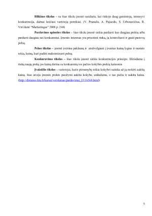 Kainodara, kainų nustatymo metodai. Paveikslėlis 5