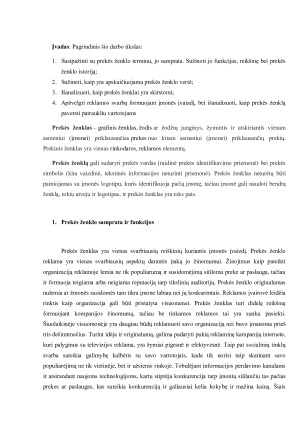 Kas yra prekės ženklas ir kuo jis svarbus įmonėms bei vartotojams. Paveikslėlis 2