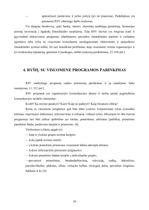 POPULIARINIMO ORGANIZAVIMAS X TIPO RINKOJE. Kursinis. Paveikslėlis 10