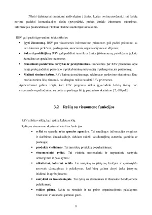 POPULIARINIMO ORGANIZAVIMAS X TIPO RINKOJE. Kursinis. Paveikslėlis 8