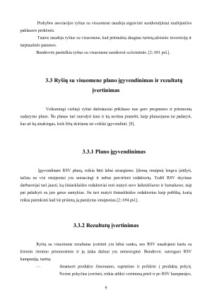 POPULIARINIMO ORGANIZAVIMAS X TIPO RINKOJE. Kursinis. Paveikslėlis 9