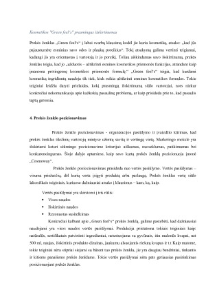 Prekės ženklo „Green Feel‘s“ marketingo strategijos analizė. Paveikslėlis 6