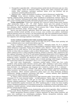 PREKĖS ŽENKLO „RŪTA“ ASOCIACIJŲ ANALIZĖ. Paveikslėlis 5