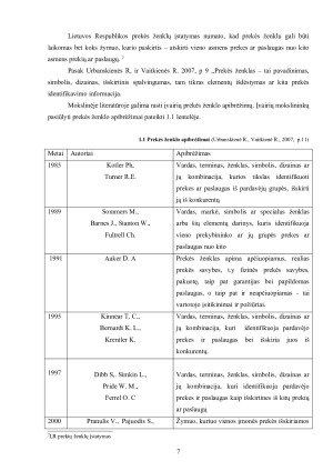 PREKĖS ŽENKLO TEORINIAI ASPEKTAI. Paveikslėlis 7