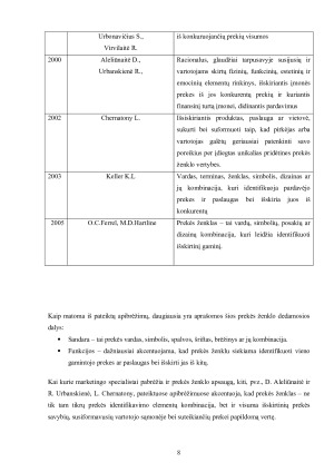 PREKĖS ŽENKLO TEORINIAI ASPEKTAI. Paveikslėlis 8