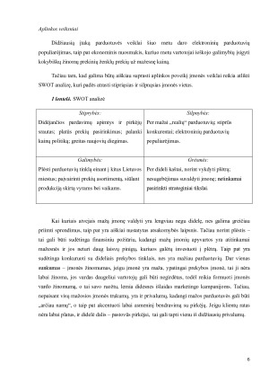 Prekybos įmonės marketingo programos analizė ir tobulinimas. Paveikslėlis 5