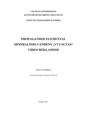 PROPAGANDOS ELEMENTAI MINERALINIO VANDENS VYTAUTAS VIDEO REKLAMOSE. Paveikslėlis 1