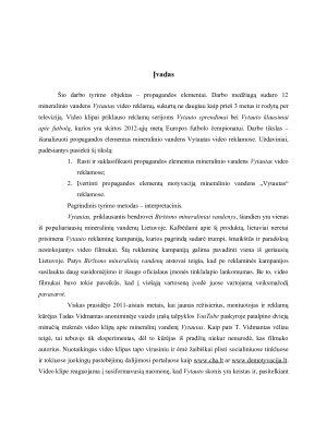 PROPAGANDOS ELEMENTAI MINERALINIO VANDENS VYTAUTAS VIDEO REKLAMOSE. Paveikslėlis 2