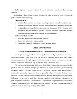 Reklama internete. Lietuvoje taikomos internetinės prekybos reklamos apžvalga. Paveikslėlis 4