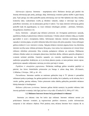 Reklama internete. Lietuvoje taikomos internetinės prekybos reklamos apžvalga. Paveikslėlis 9