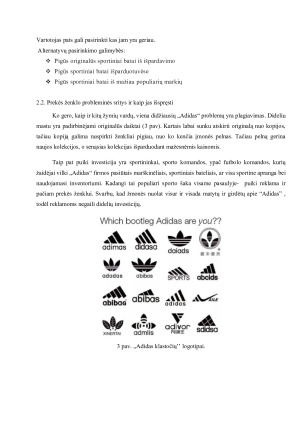 RINKODAROS PLANAS ,, ADIDAS‘‘ PREKĖS ŽENKLUI. Paveikslėlis 9
