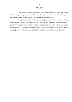 SĖKMINGA ŽENKLO IR VERSLO KONCEPCIJA „ČILI PICA“ FRANČIZINĖ ĮMONĖ. Paveikslėlis 10