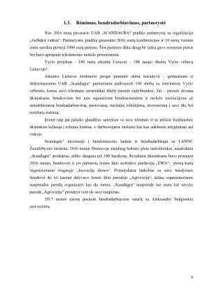 UAB „SCANDAGRA“ PREKYBOS ĮMONĖS ANALIZĖ. Paveikslėlis 6