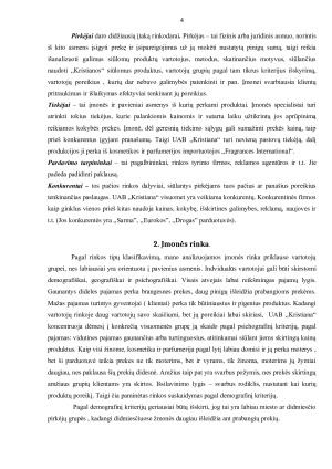 UAB ,,KRISTIANA” RINKODAROS VERTINIMAS. Paveikslėlis 4