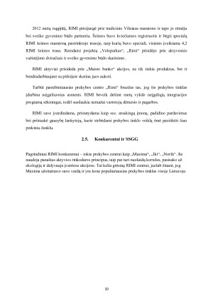 UAB “Rimi Lietuva” rinkodaros veiklos analizė. Paveikslėlis 10