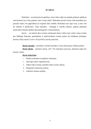 UAB „GŽ.“ Rinkodaros projektinis darbas. Paveikslėlis 3
