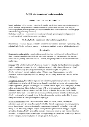 UAB „NORFOS MAŽMENA“ MARKETINGO VEIKLOS ANALIZĖ. Paveikslėlis 5