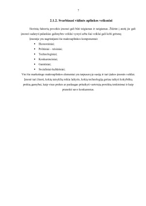 UAB „OSI-3” marketingo planas. Paveikslėlis 7