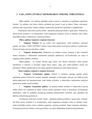 UAB „TOPO CENTRAS“ RINKODAROS KOMPLEKSO ANALIZĖ. Paveikslėlis 9