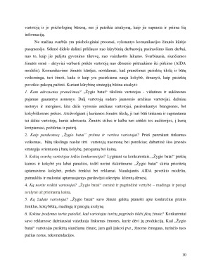 UAB „Žygio batai“ IMK planas. Paveikslėlis 10