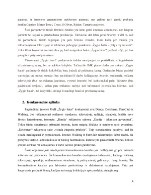 UAB „Žygio batai“ IMK planas. Paveikslėlis 4