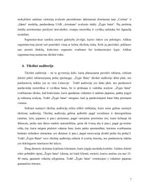 UAB „Žygio batai“ IMK planas. Paveikslėlis 7