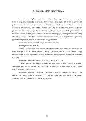 AKCINIŲ BENDROVIŲ „APRANGA“, „ROKIŠKIO SŪRIS“ ir „VILNIAUS BALDAI“ INVESTICINĖ ANALIZĖ. Paveikslėlis 10