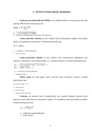 AKCINIŲ BENDROVIŲ „APRANGA“, „ROKIŠKIO SŪRIS“ ir „VILNIAUS BALDAI“ INVESTICINĖ ANALIZĖ. Paveikslėlis 6