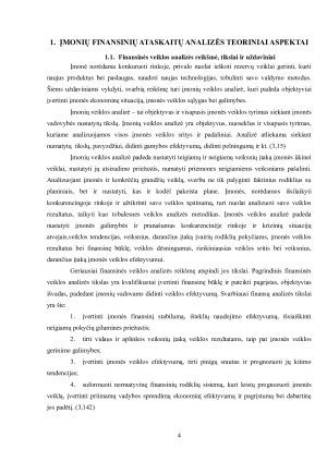„AB „Apranga“ finansinių ataskaitų analizė ir finansinės būklės įvertinimas. Paveikslėlis 4
