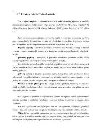 „AB „Grigeo Grigiškės“ trejų metų veiklos ekonominė analizė. Paveikslėlis 4