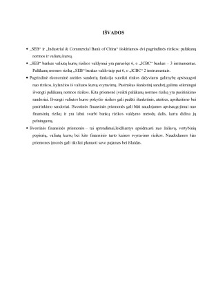 „SEB“ IR „ICBC“ BANKUOSE IŠSKIRIAMŲ RIZIKŲ VALDYMO PRIEMONIŲ PALYGINIMAS. Paveikslėlis 8