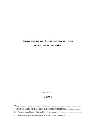 „ŽMONĖS KURIE METĖ DARBUSUNIVERSITETUS. Paveikslėlis 1