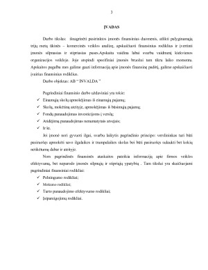 AB  INVALDA finansinė analizė ir rodiklių skaičiavimas. Paveikslėlis 3