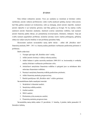 AB „ROKIŠKIO SŪRIS“ ANALIZĖ. Paveikslėlis 3