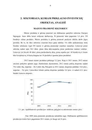 AB „VILKYŠKIŲ PIENINĖ“ makroekonominių rodiklių analizė. Paveikslėlis 8